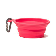 Load image into Gallery viewer, Messy Mutts Collapsible Silicone Bowl Red - Large