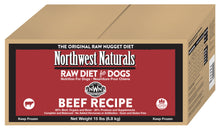 Load image into Gallery viewer, Northwest Naturals Frozen Raw Nuggets - Beef - 15lb Bulk Box