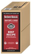 Load image into Gallery viewer, Northwest Naturals Frozen Raw Nuggets - Beef - 15lb Bulk Box