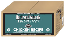 Load image into Gallery viewer, Northwest Naturals Frozen Raw Nuggets - Chicken - 15lb Bulk Box