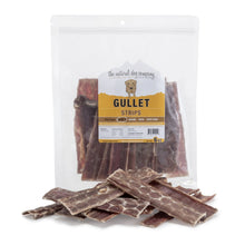 Load image into Gallery viewer, Tuesday's Natural Dog Company Beef Gullet Strips  6" 6oz Bag