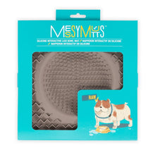 Load image into Gallery viewer, Messy Mutts Silicone Therapeutic Lick Bowl Mat 10" - Grey