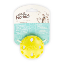 Load image into Gallery viewer, Messy Mutts Totally Pooched Huff'n Puff Dog Ball Foam Rubber 2.5" - Green