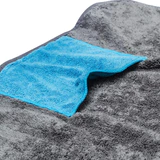 Load image into Gallery viewer, Messy Mutts Dog Ultra Soft Dog Towel with Hand Pockets - Grey Medium (32" x 20")