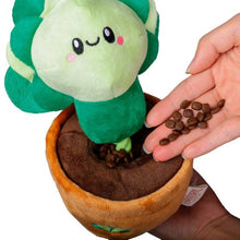 Load image into Gallery viewer, Territory Plush Treat &amp; Tug Dog Toy with Rope - Lettuce 15"
