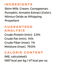Load image into Gallery viewer, PupCup Frozen Whipped Treat for Dogs - Pumpkin Flavor 13oz