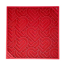 Load image into Gallery viewer, SodaPup Red Hearts "Love" Lickmat Large