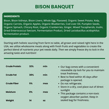 Load image into Gallery viewer, Shepherd Boy Farms Freeze-Dried Dog or Cat Food - Bison Recipe 14oz bag