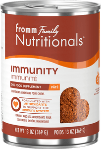 Fromm Wet Dog Food Pâtés - Nutritionals Immunity Dog Food Supplement 13oz Can Single