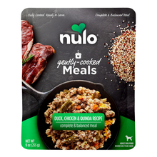 Load image into Gallery viewer, Nulo Gently-Cooked Shelf-Stable Meals - Duck, Chicken &amp; Quinoa Recipe Adult Dog Food 9oz Pouch