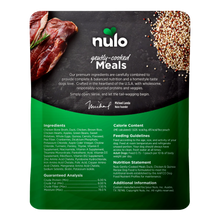 Load image into Gallery viewer, Nulo Gently-Cooked Shelf-Stable Meals - Duck, Chicken &amp; Quinoa Recipe Adult Dog Food 9oz Pouch
