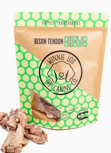 Winnie Lou Bison Tendons 4oz Bag