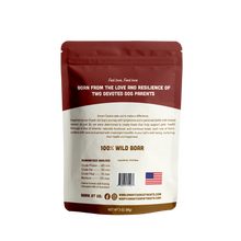 Load image into Gallery viewer, Smart Cookie Barkery - Jerky Treats - Wild Boar 3oz Bag