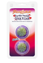 Load image into Gallery viewer, Meowijuana Purrple Passion Stick n' Lick Compressed Catnip 2pk