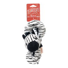 Load image into Gallery viewer, Territory Loopy Tug Dog Toy - Zebra 32.7"
