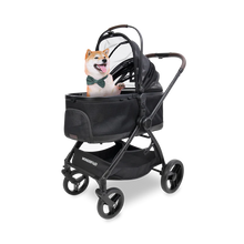 Load image into Gallery viewer, Wonderfold Buddy Pet Stroller - Black