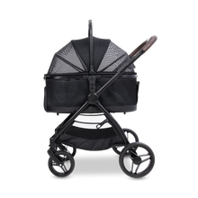 Load image into Gallery viewer, Wonderfold Buddy Pet Stroller - Black