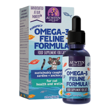 Load image into Gallery viewer, Austin and Kat Purrfect Feline Omega-3 Oil 2oz