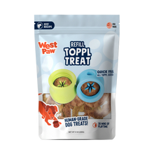Load image into Gallery viewer, West Paw Toppl Treat Quick Fill for All Toppl Sizes - Beef Recipe 8oz Bag