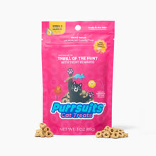 Load image into Gallery viewer, Giddy Kitty Purrsuits Cat Treats 3oz Bag