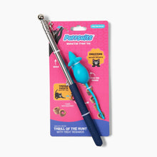Load image into Gallery viewer, Giddy Kitty Mouse Wand Cat Treat Toy