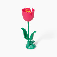 Load image into Gallery viewer, Giddy Kitty Springy Flower Cat Treat Toy - Twirly Tulip Pink