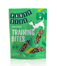 Load image into Gallery viewer, Momentum Freeze-Dried Training Bites Dog Treats - Turkey 6oz Party-Size Bag