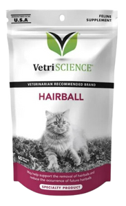 Vetriscience Cat Hairball Support Chews 60ct