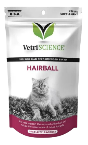 Vetriscience Cat Hairball Support Chews 60ct