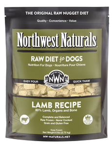 Northwest Naturals Frozen Raw Nuggets - Lamb - 6lb Bag