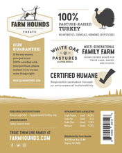 Load image into Gallery viewer, Farm Hounds Turkey Jerky 3.5oz Bag