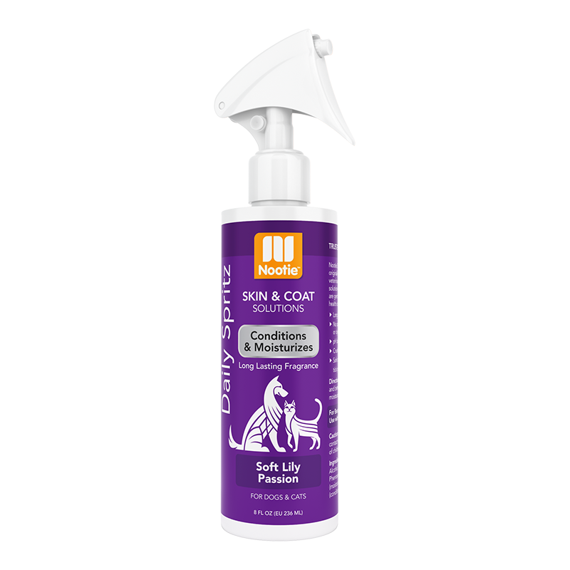Nootie Daily Spritz for Dogs & Cats - Soft Lily Passion 8 fl oz Bottle