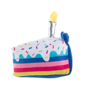 Fringe Birthday Cake It Easy Dog Toy