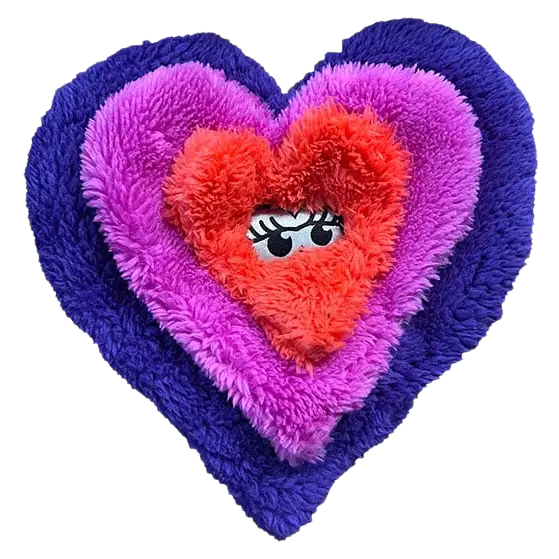 Cycle Dog Duraplush Heart Dog Toy