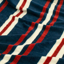 Load image into Gallery viewer, Tall Tails Dog Blanket - Nautical Stripe - 30" x 40"