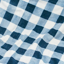 Load image into Gallery viewer, Tall Tails Dog Blanket - Navy Hunter's Plaid - 30" x 40"