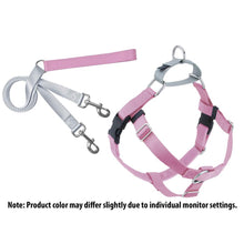 Load image into Gallery viewer, 2 Hounds Design Freedom No-Pull Harness Deluxe Training Package - 5/8" - Rose Pink/Silver