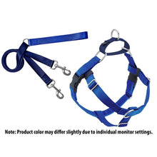 Load image into Gallery viewer, 2 Hounds Design Freedom No-Pull Harness Deluxe Training Package - 5/8" - Royal Blue/Navy Blue