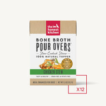 Load image into Gallery viewer, The Honest Kitchen Wet Dog Food Toppers Bone Broth Pour Overs Chicken Stew 5.5oz Tetra Pack