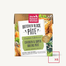 Load image into Gallery viewer, The Honest Kitchen Wet Dog Food Butcher Block Pâté Chicken &amp; Super Greens 10.5oz Tetra Pack Single
