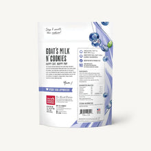 Load image into Gallery viewer, The Honest Kitchen Biscuit Dog Treats Goat's Milk N' Cookies Blueberries &amp; Vanilla 8oz Bag