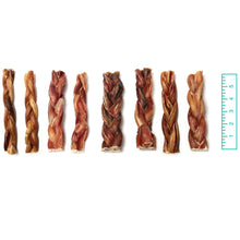Load image into Gallery viewer, Tuesday's Natural Dog Company Individual Bully Stick - Odor Free - Thick Braided - 6"