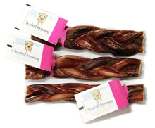 Load image into Gallery viewer, Tuesday's Natural Dog Company Individual Bully Stick - Odor Free - Thick Braided - 6"