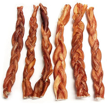 Load image into Gallery viewer, Tuesday's Natural Dog Company Individual Bully Stick - Odor Free - Standard Braided - 12"