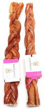 Load image into Gallery viewer, Tuesday's Natural Dog Company Individual Bully Stick - Odor Free - Standard Braided - 12"