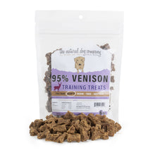 Load image into Gallery viewer, Tuesday's Natural Dog Company 95% Meat Training Bites - Venison 6oz Bag