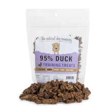 Load image into Gallery viewer, Tuesday's Natural Dog Company 95% Meat Training Bites - Duck 6oz Bag