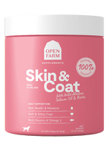 Load image into Gallery viewer, Open Farm Dog Supplement Chews Skin &amp; Coat 90ct