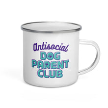 Load image into Gallery viewer, Antisocial Dog Parent Club enamel mug