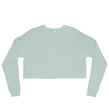 Load image into Gallery viewer, Dog Mom Era embroidered crop sweatshirt